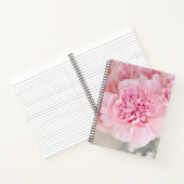 Roze bloemen notitieboek (Binnen)