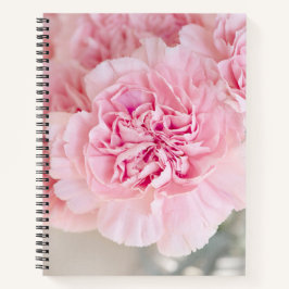 Roze bloemen notitieboek