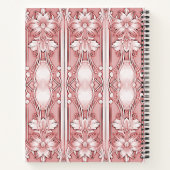 Roze bloemen notitieboek (Achterkant)