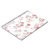 Roze Bloemen Notitieboek (Linkerzijde)