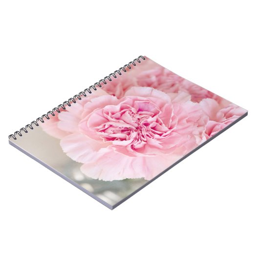 Roze bloemen notitieboek (Linkerzijde)