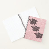 Roze Bloemen Notitieboek - Spiraal gebonden (Binnen)