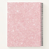 Roze Bloemen Notitieboek - Spiraal gebonden (Achterkant)