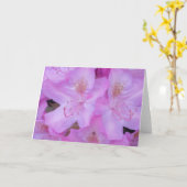 Roze Bloemen Om het even welke Wenskaarten van de Kaart (Gele Bloem)