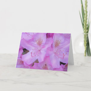 Roze Bloemen Om het even welke Wenskaarten van de Kaart