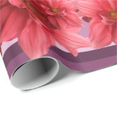 Roze bloemen omslagpapier cadeaupapier (Rol Hoek)
