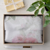 Roze bloemen Ontvlechtingspapier Tissuepapier (Geschenk)