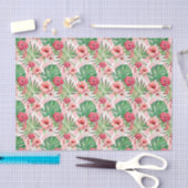 Roze Bloemen (Ontwerp 16 Roze Serie) Tissuepapier (Craft)