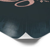 Roze Bloemen Ontwerp voor Moederdag Oma Quote Perfect Poster (Hoek)