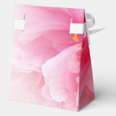 Roze Bloemen Ontwerp Wedding Bedankdoosjes (Achterkant)