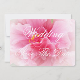 Roze Bloemen Ontwerp Wedding Save The Date