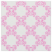Roze bloemen op wit |  stof (Close Up)