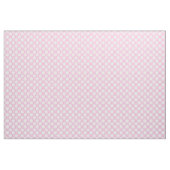 Roze bloemen op wit |  stof (Yard (91,4 cm))