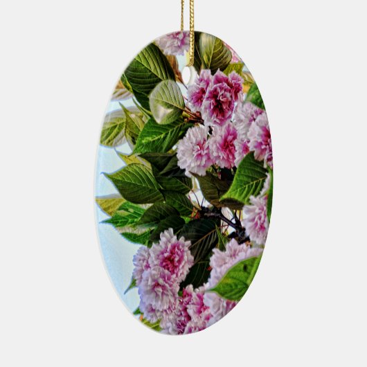 Roze bloemen Ornament (Rechts)