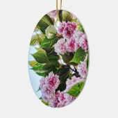 Roze bloemen Ornament (Links)
