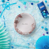 Roze  Bloemen Papier Bowls Papieren Kommen (Feest)