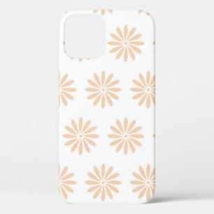 Roze bloemen patroon. kunst, illustraties, achterg Case-Mate iPhone case