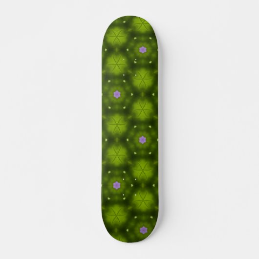Roze Bloemen Persoonlijk Skateboard (Voorkant)