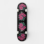 Roze bloemen persoonlijk skateboard (Voorkant)