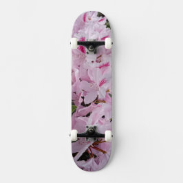 Roze bloemen persoonlijk skateboard
