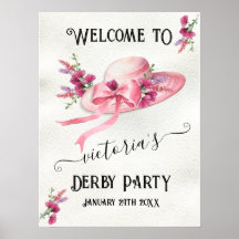 Roze bloemen Pet Derby Vrijgezellenfeest Welkomstb