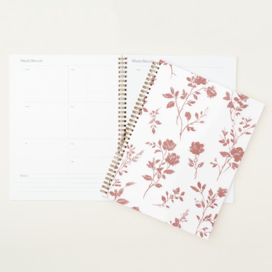 Roze Bloemen Planner (Display)
