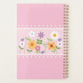 Roze Bloemen  Planner (Achterkant)
