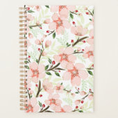 Roze bloemen planner (Voorkant)
