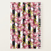Roze bloemen planner (Achterkant)