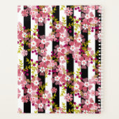 Roze bloemen planner (Achterkant)