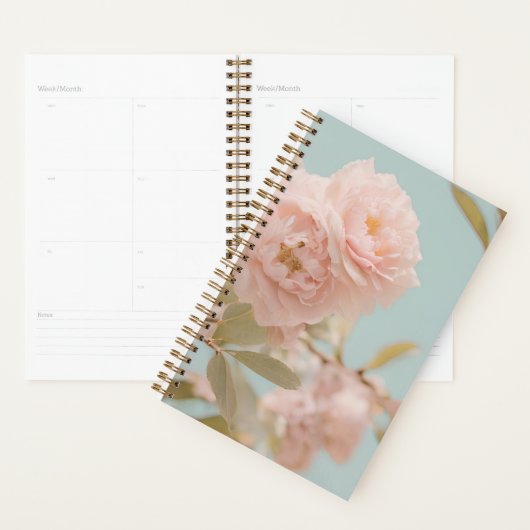 Roze Bloemen Planner | Elegant bloemontwerp (Display)