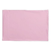 Roze Bloemen Polka Dot Patroon Kussensloop (Achterkant)