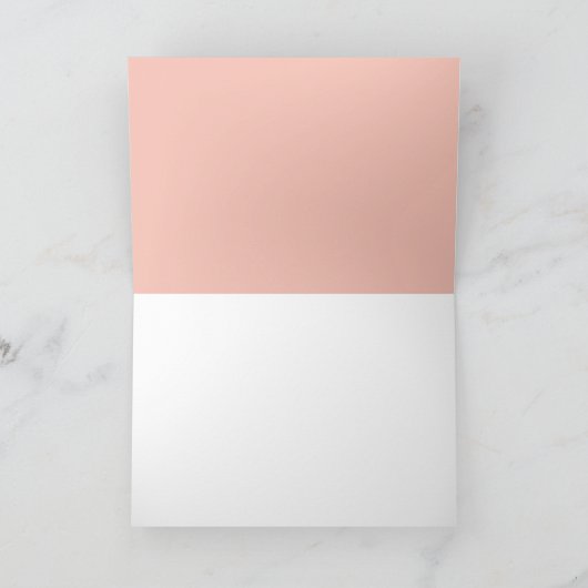 Roze Bloemen Pompoen Herfst Baby shower Dank u Kaart (Binnen)