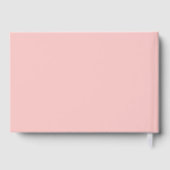 Roze Bloemen Pompoen Herfst Gastenboek (Achterkant)