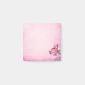 Roze bloemen Post-it noten Post-it® Notes (Voorkant)