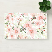 Roze bloemen post-it® notes (Kantoor)