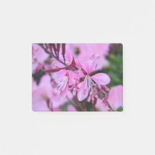 Roze bloemen post-it® notes