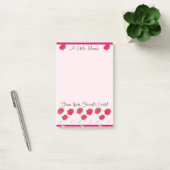 Roze bloemen post-it® notes (Kantoor)