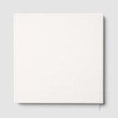 Roze Bloemen Quinceanera Party Roos Goudfolie Gastenboek (Achterkant)