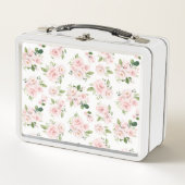 Roze bloemen, roze rozen, Waterverf bloemen (Voorkant)