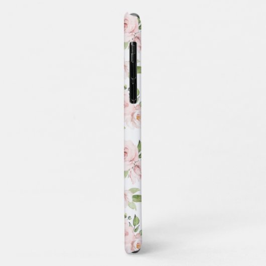 Roze bloemen, roze rozen, Waterverf bloemen Case-Mate iPhone Case (Achterkant/links)