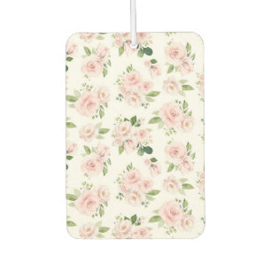 Roze bloemen, roze rozen, Waterverf bloemen Luchtverfrisser