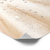 Roze bloemen rozen arch Sweet 16 welkom Poster (Hoek)