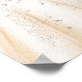 Roze bloemen rozen arch Sweet 16 welkom Poster (Hoek)