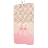  roze bloemen Rozen lint en kant Luchtverfrisser (Links)