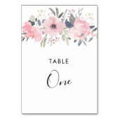 Roze Bloemen Rozen Rustiek gebladerte Kaart (Voorkant)