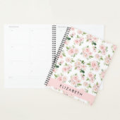 Roze Bloemen, Rozen, Waterverf Bloemen, Jouw naam Planner (Display)