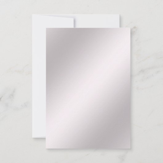 Roze  Bloemen RSVP Kaart (Achterkant)