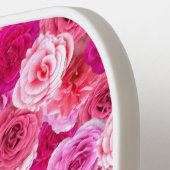 Roze Bloemen Schaduwen van Roze Bloemen gepersonal Pickleball Paddle (Links Detail)