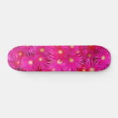 Roze bloemen Skateboard (Horizontaal)